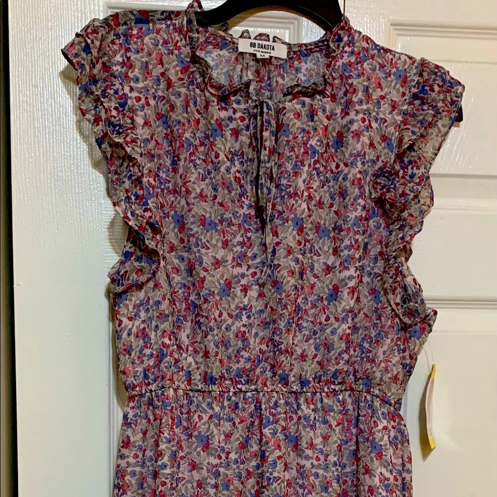 Beautiful multi colored dress.